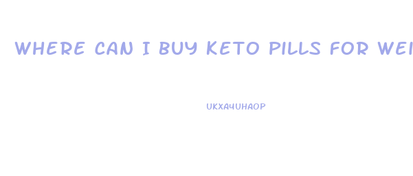 Where Can I Buy Keto Pills For Weight Loss