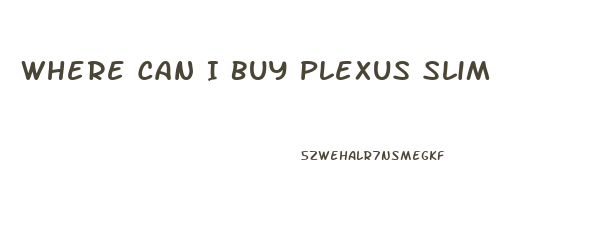 Where Can I Buy Plexus Slim