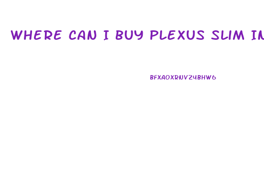 Where Can I Buy Plexus Slim In Stores