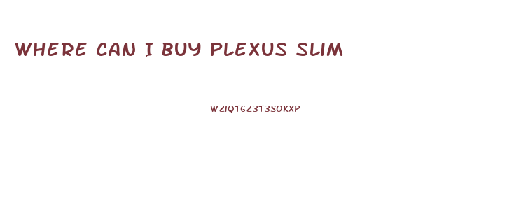 Where Can I Buy Plexus Slim