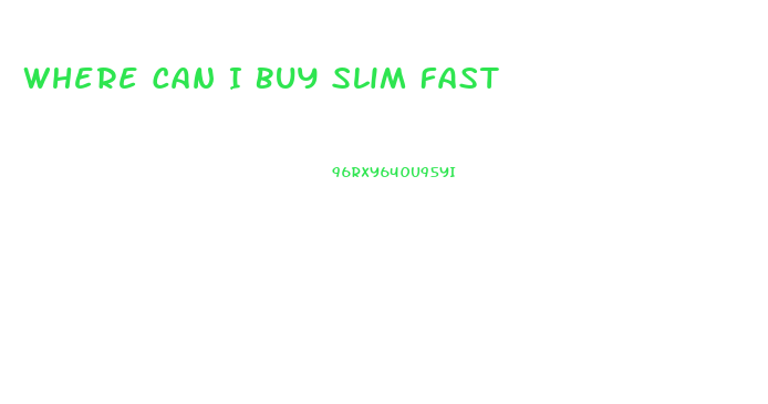 Where Can I Buy Slim Fast