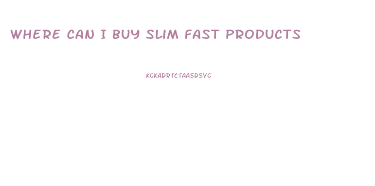 Where Can I Buy Slim Fast Products