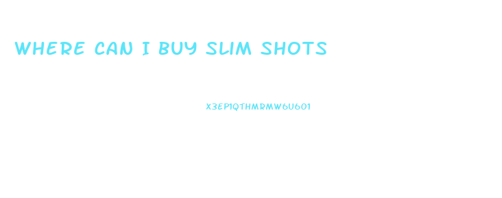 Where Can I Buy Slim Shots