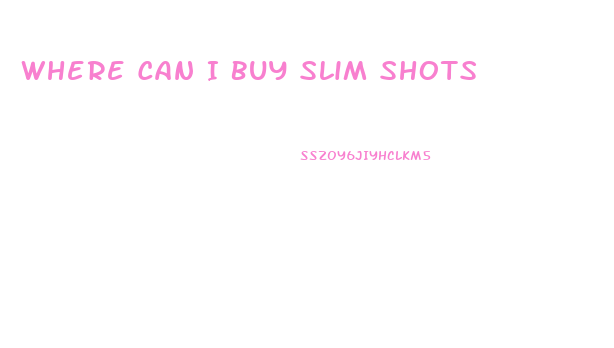 Where Can I Buy Slim Shots