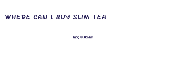 Where Can I Buy Slim Tea