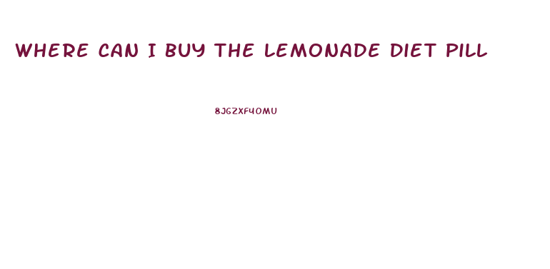 Where Can I Buy The Lemonade Diet Pill