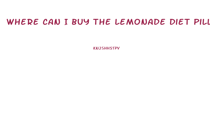 Where Can I Buy The Lemonade Diet Pill