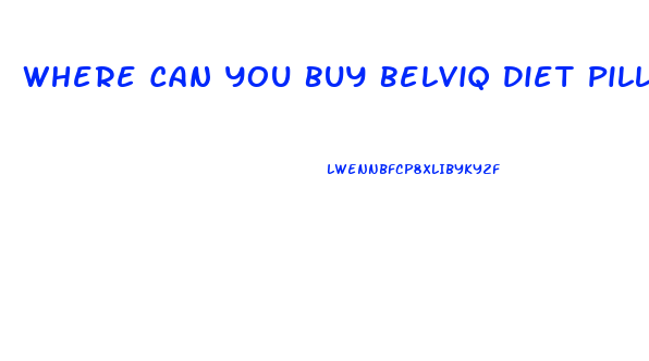Where Can You Buy Belviq Diet Pill