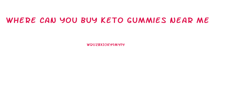 Where Can You Buy Keto Gummies Near Me