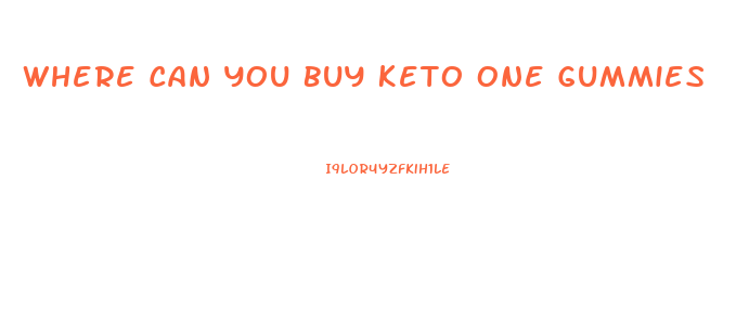 Where Can You Buy Keto One Gummies