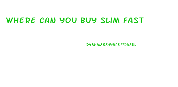 Where Can You Buy Slim Fast