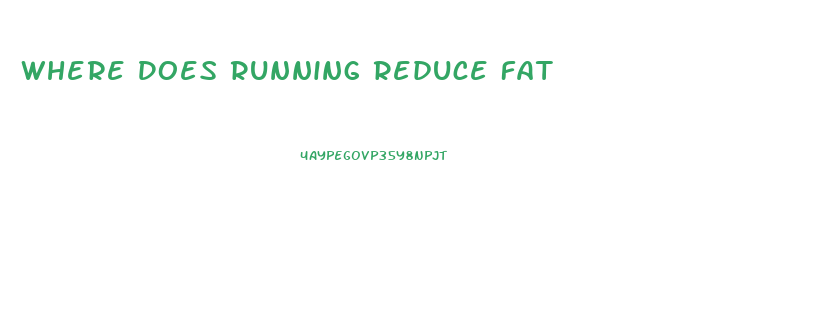 Where Does Running Reduce Fat