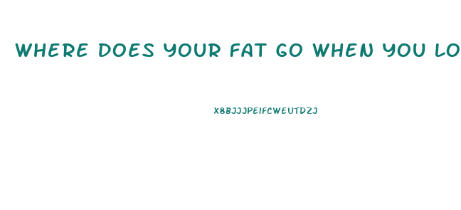 Where Does Your Fat Go When You Lose Weight