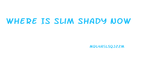 Where Is Slim Shady Now