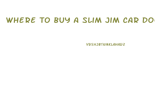 Where To Buy A Slim Jim Car Door Opener