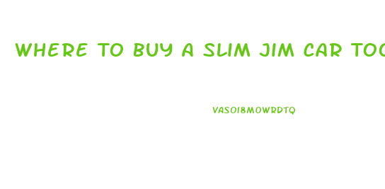 Where To Buy A Slim Jim Car Tool