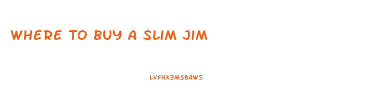 Where To Buy A Slim Jim