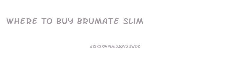 Where To Buy Brumate Slim