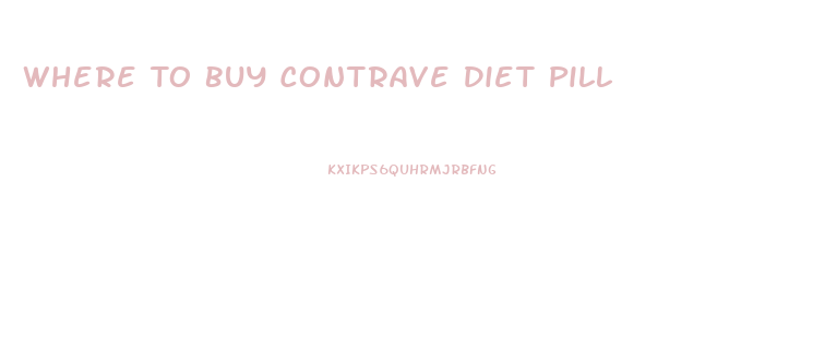 Where To Buy Contrave Diet Pill