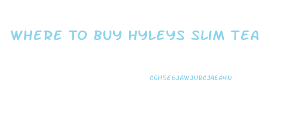 Where To Buy Hyleys Slim Tea