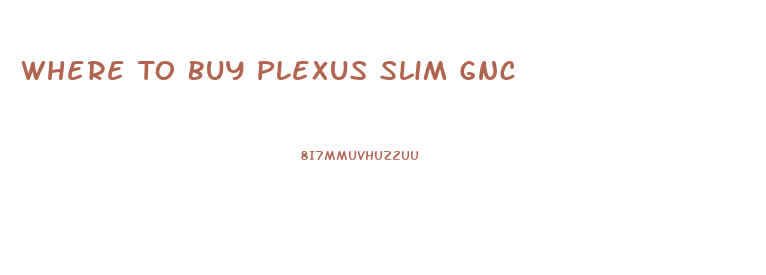 Where To Buy Plexus Slim Gnc