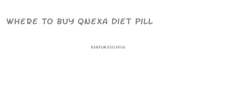 Where To Buy Qnexa Diet Pill