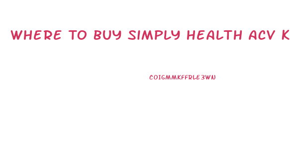 Where To Buy Simply Health Acv Keto Gummies