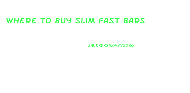 Where To Buy Slim Fast Bars