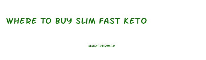 Where To Buy Slim Fast Keto