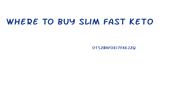 Where To Buy Slim Fast Keto