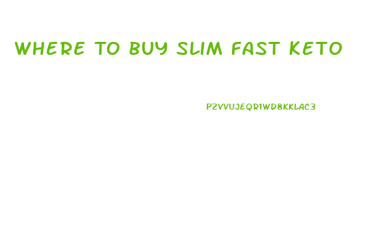 Where To Buy Slim Fast Keto
