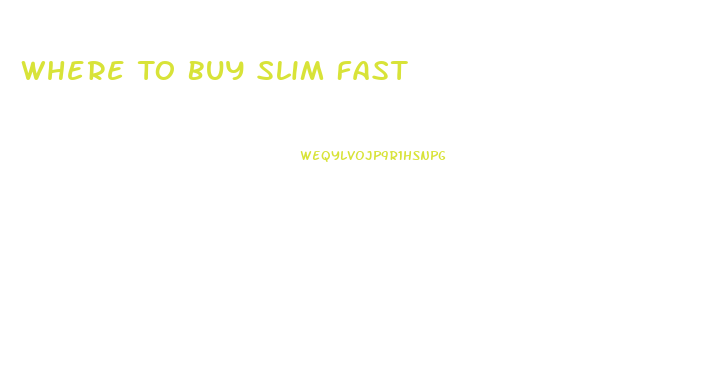 Where To Buy Slim Fast