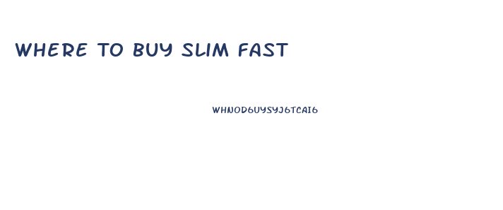 Where To Buy Slim Fast