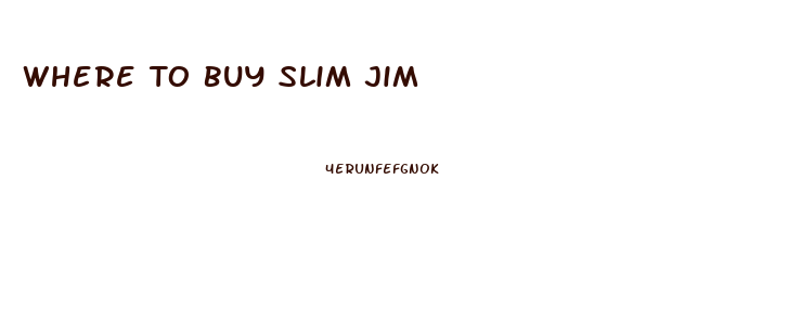 Where To Buy Slim Jim