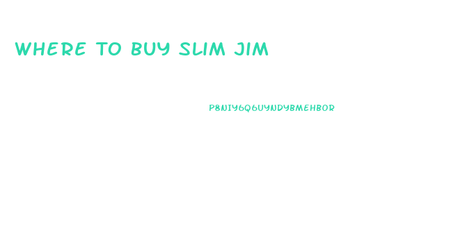 Where To Buy Slim Jim