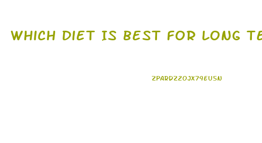 Which Diet Is Best For Long Term Weight Loss