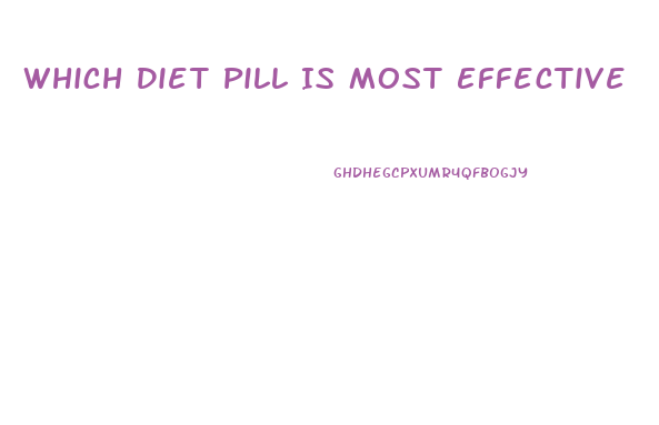 Which Diet Pill Is Most Effective