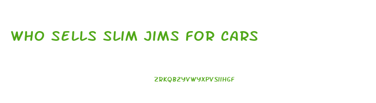 Who Sells Slim Jims For Cars