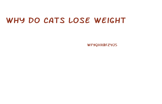 Why Do Cats Lose Weight