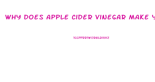 Why Does Apple Cider Vinegar Make You Lose Weight