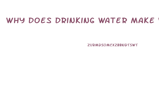 Why Does Drinking Water Make You Lose Weight