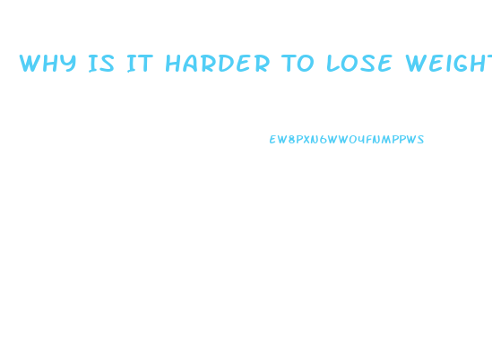 Why Is It Harder To Lose Weight After 40