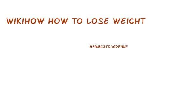 Wikihow How To Lose Weight