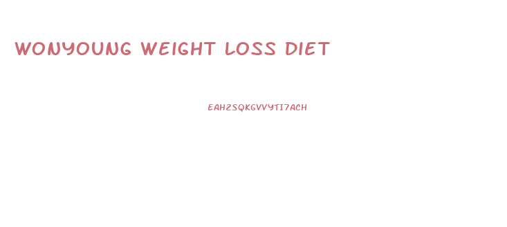 Wonyoung Weight Loss Diet