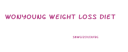 Wonyoung Weight Loss Diet