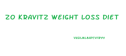 Zo Kravitz Weight Loss Diet