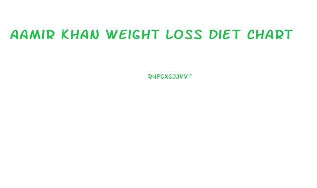 aamir khan weight loss diet chart