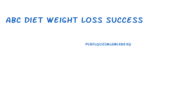 abc diet weight loss success