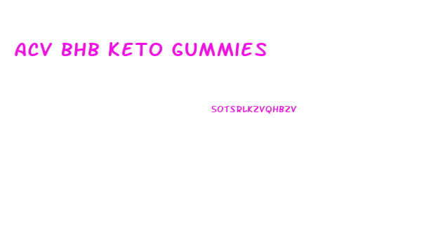 acv bhb keto gummies