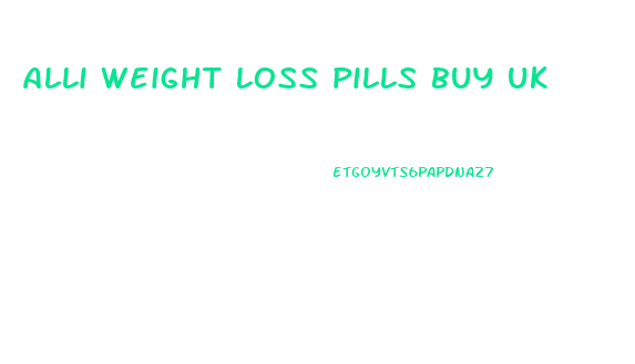 alli weight loss pills buy uk